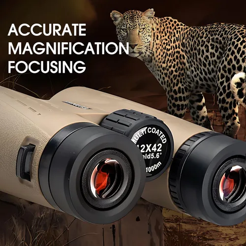 Miniatura 4 de Prismáticos HD de 12 x 42 pulgadas para adultos, prismáticos de alta potencia con adaptador de teléfono mejorado, binocular compacto con visión Negro