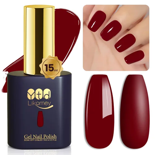 Miniatura 40 de YTD Likomey Esmalte de uñas de gel blanco, 0.5 onzas líquidas, manicura y pedicura para manicura y pedicura de verano, esmalte de color UV, 0.5