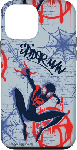 Funda con estampado de graffiti para iPhone 12 mini Marvel Spider-Man Into the Spider-Verse
