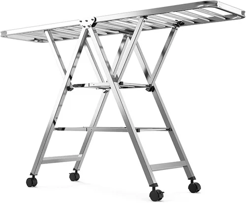 ZARBAILRE Tendedero de ropa grande, fácil almacenamiento para secar, tendedero portátil de ropa al aire libre para ropa, toallas, ropa de cama,