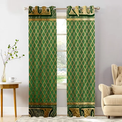 Miniatura 16 de Shrahala Cortinas de hojas de arce otoñales para ventanas de cocina, hojas rojas ardientes, fondo marrón, paneles de cortina de ventana de poliéster