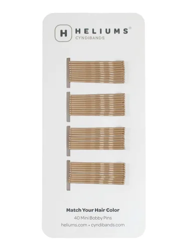 Miniatura 11 de Minihorquillas Heliums - Rubio Ceniza - Paquete de 40, horquillas pequeñas de 1.5 pulgadas para cabello fino y niños