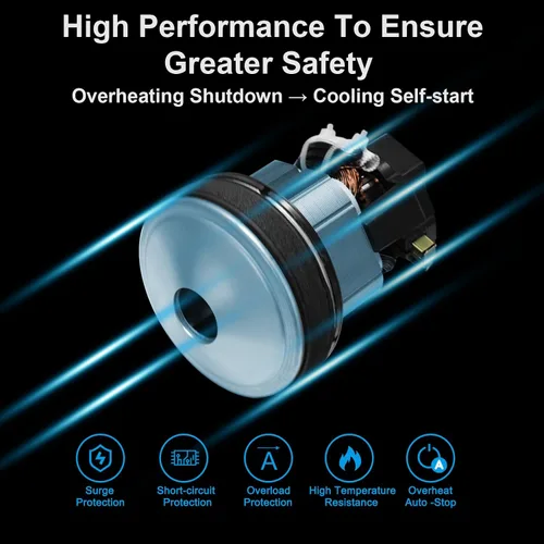 Miniatura 3 de VOFiTNY Bomba de aire eléctrica para inflables, bomba de colchón de aire de 600 W, bomba de cama portátil para colchoneta de gimnasia, piscina