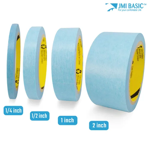 Miniatura 8 de Blue Painters - Papel washi de varios tamaños, paquete múltiple de 44 yardas, cinta adhesiva sin residuos para pintura, dibujo, manualidades