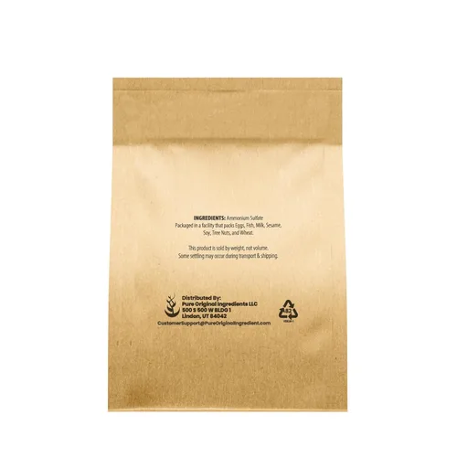 Miniatura 2 de Pure Original Ingredients Sulfato de amonio (1 lb) Acidificante del suelo, sal de sulfato inorgánica