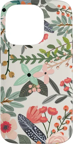 Miniatura 16 de Funda con diseño floral botánico de jardín colorido para iPhone 14