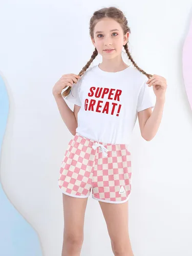 Miniatura 21 de Rolanko Pantalones cortos activos de delfín para niñas, paquete de 3 unidades, ciclismo, correr, verano, playa, atletismo, deportes, 4-14 años
