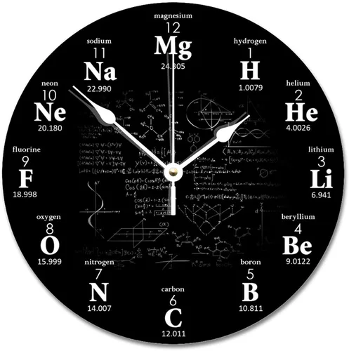 Miniatura 18 de Reloj de pared con aspecto de madera natural, reloj de pared de guitarra acústica, silencioso, redondo, de madera, funciona con pilas, reloj