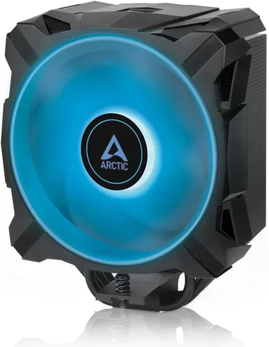 ARCTIC Freezer i35 RGB - Enfriador de CPU de una sola torre con RGB, Intel específico, ventilador de presión optimizada de 4.724 in, 200-1700 RPM, 4