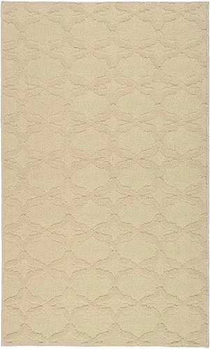 Miniatura 349 de Garland Rug Sparta - Alfombra antideslizante de polipropileno de 2 pies x 12 pies, color negro, ideal para salas de estar y pasillos, elegante