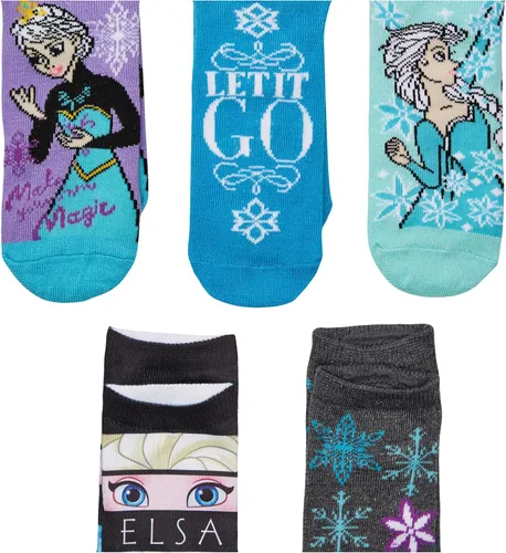 Miniatura 2 de Disney Frozen Girls - Paquete de 5 calcetines cortos