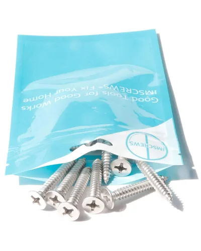 Miniatura 6 de 50 tornillos de madera Phillips de cabeza plana inoxidable #4 x 1-1/4" (32 mm) 18-8 (304) tornillos autorroscantes avellanados de acero inoxidable