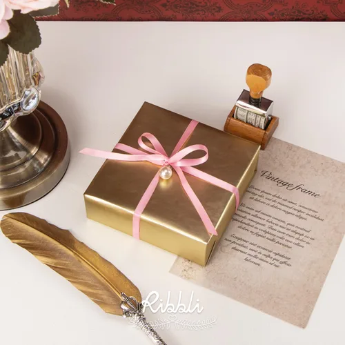 Miniatura 26 de Ribbli - Cinta de satén de doble cara dorada, 1/2 pulgada x 25 yardas, uso para ramo de lazos de manualidades, envoltura de regalos, decoración