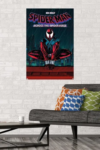 Miniatura 2 de Trends International Marvel Spider-Man: Across The Spider-Verse - Póster de pared de una hoja de Ben Reilly, 34 pulgadas de largo x 22.4 W, versión