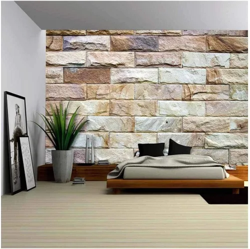 Miniatura 36 de wall26 - Paneles horizontales con patrón de ladrillo gris suave - Mural de pared, papel tapiz extraíble, decoración del hogar - 66x96 pulgadas