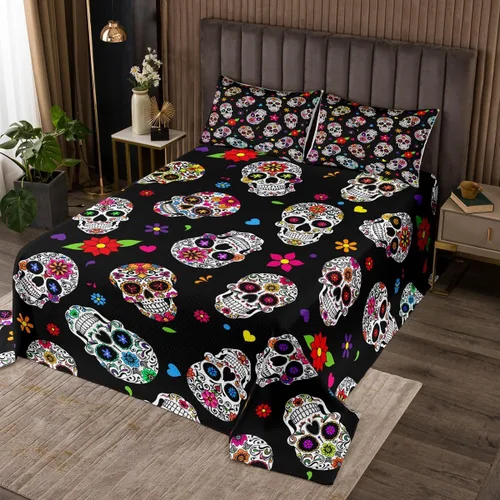 Miniatura 10 de Erosebridal Juego de colcha de pavo real, tamaño King, retro, bohemio, con plumas de pavo real, acolchada, para niñas, adolescentes y mujeres, juego