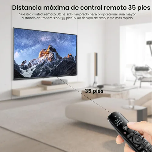 Miniatura 7 de SofaBaton Control remoto universal U2 con botón retroiluminado y rueda de desplazamiento mejorada, control remoto universal todo en uno con control