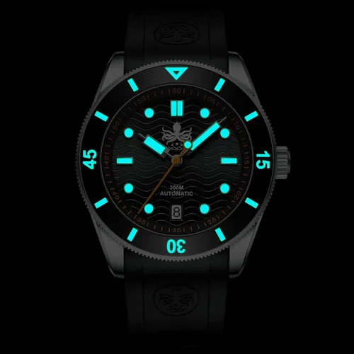 Miniatura 4 de PHOIBOS Reloj de buceo automático Wave Master PY010R 300M, WAVE MASTER