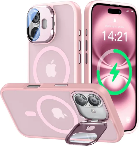 Miniatura 34 de VOFATA - Funda magnética para iPhone 17 Pro Max, cubierta para cámara con soporte, protección completa para la cámara, compatible con MagSafe