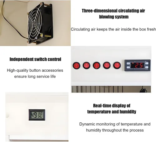 Miniatura 6 de Cat Incubator for Puppies, Pet Incubator Box, Pet Brooder Nursery with Heating, Cat Whelping Box Pet Incubator Box for Dog, Constant Temperature