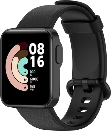 Miniatura 15 de Senter Correas de repuesto de goma suave premium de liberación rápida para Xiaomi MI Watch Lite/Redmi Watch Smart Watch Rojo