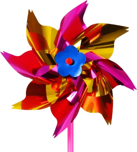 Miniatura 4 de Elcoho Molino de viento de plástico arcoíris de 100 piezas, molinetes de fiesta, molinetes de bricolaje para niños, juguete para jardín, fiesta