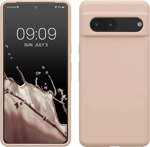Miniatura 67 de kwmobile Funda compatible con Google Pixel 7 - Funda de silicona TPU con acabado suave - Piedra antigua