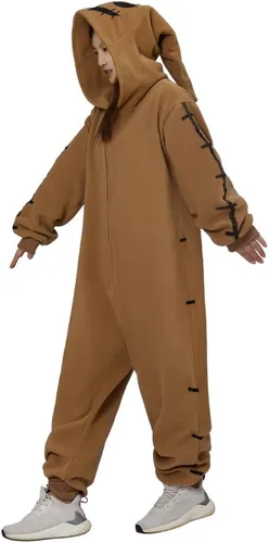 Miniatura 3 de Oogie Boogie - Disfraz de pijama unisex para Navidad o cosplay