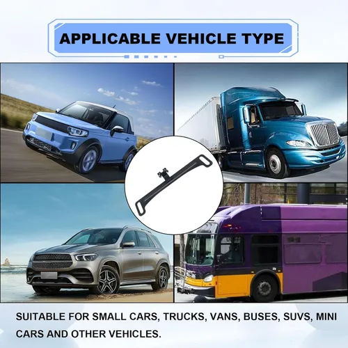 Miniatura 5 de Soporte universal para placa de matrícula de visión trasera para automóvil, kit de cámara trasera montada en espejo, soporte de instalación