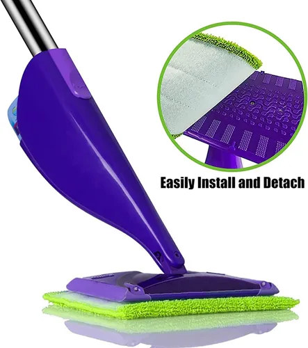 Miniatura 3 de 6 almohadillas de microfibra reutilizables para trapeador Swiffer WetJet