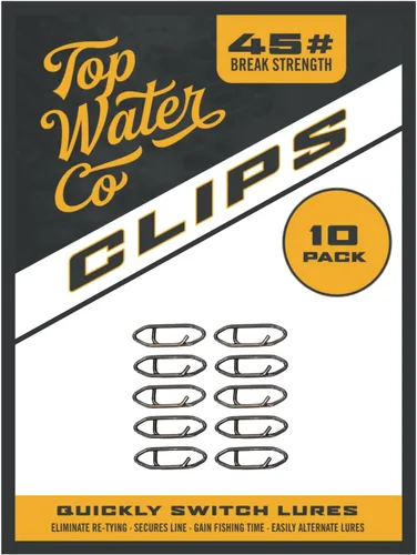 Miniatura 9 de Clips de pesca de velocidad de Top Water Co. - Acero inoxidable duradero, conector de señuelo rápido (varios tamaños)