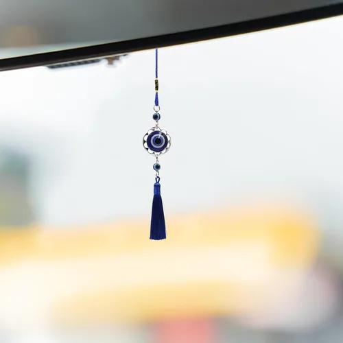 Miniatura 6 de Lucky B-Heart - Adorno colgante de ojo turco para automóvil, accesorios para colgar en espejo retrovisor, decoración interior del automóvil, dije