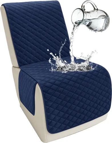 Miniatura 75 de Arfntevss Fundas para sofá seccional reclinable para sofá seccional en forma de L, funda antideslizante lavable para sofá reclinable con forma de L