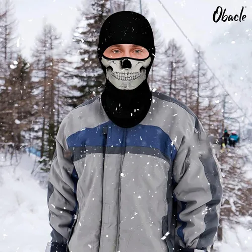 Miniatura 71 de Obacle Pasamontañas para hombres y mujeres, para invierno, clima frío, esquí, ciclismo, caza