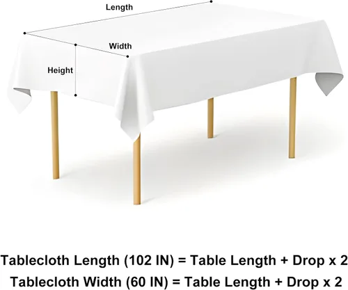 Miniatura 8 de misaya Mantel rectangular de vinilo impermeable, mantel con parte trasera de franela, mantel de plástico lavable para cena, cocina, al aire libre