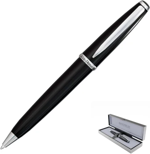 Monteverde USA Aldo Domani - Bolígrafo negro, diseño de lujo inspirado en Italia, experiencia de escritura suave