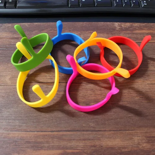 Miniatura 5 de Los anillos de cocina de silicona de la categoría alimenticia del palillo de los anillos cocinan los huevos y las tortitas