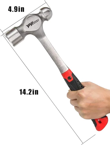 Miniatura 2 de YIYITOOLS YY-7-002 Antivibe Ball Pein Hammer - 32oz