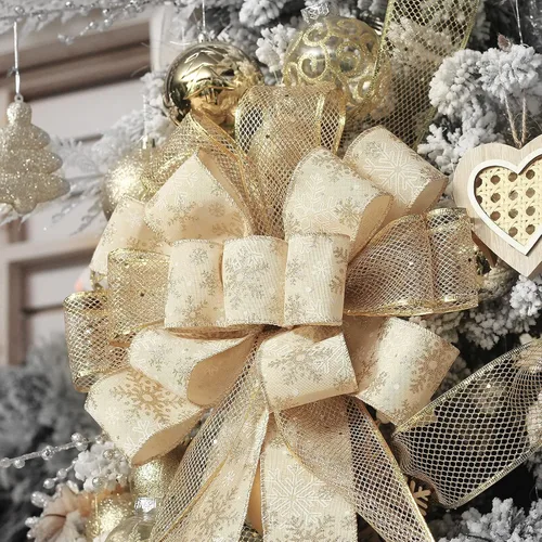 Miniatura 6 de RoseCraft Decoración para Árbol de Navidad, 44 x 12 Pulgadas, Adorno Artificial para Árbol de Navidad, para Familia, Boda, Fiesta de Cumpleaños
