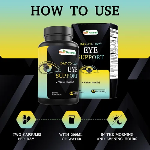 Miniatura 3 de Best Naturals Soporte ocular diario con luteína, zeaxantina, extracto de arándano, astaxantina, licopeno, zanahoria en polvo, 90 cápsulas vegetales