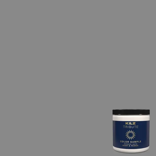 Miniatura 44 de KILZ TRIBUTE Pintura e imprimación, para interiores, semibrillante, Vintage Indigo, 1 galón Índigo Victoria
