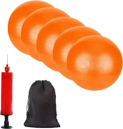 Miniatura 14 de Pelota de ejercicio de pilates de 6 pulgadas para yoga, Barre, fitness y terapia física, mini pelota de equilibrio suave para entrenamientos