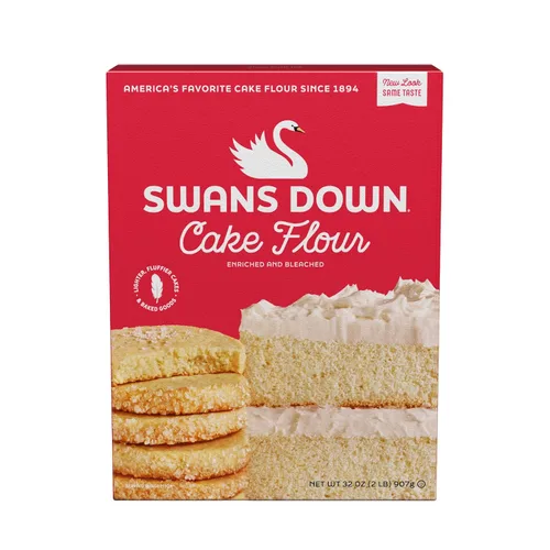 Swans Down Harina de pastel regular, caja de 32 onzas (paquete de 8)