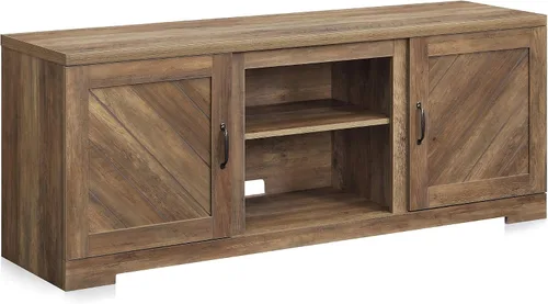 Miniatura 9 de BELLEZE Hilo 58" puerta de granero TV consola para televisores de hasta 65" Espresso