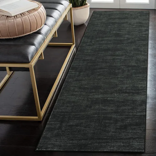 Miniatura 44 de RUGSREAL Alfombra lavable a máquina de 2 x 8 pies, para pasillo, entrada, contemporánea, color liso, alfombra de pasillo moderna para interiores