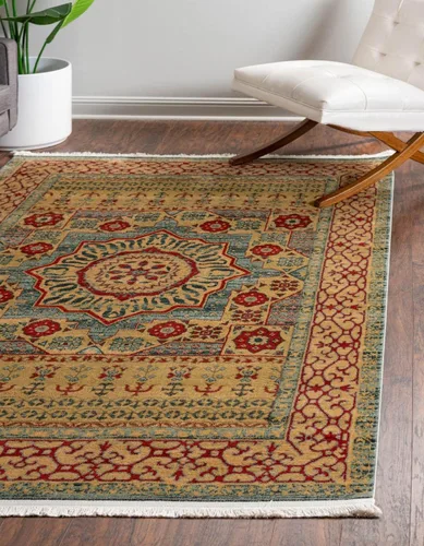 Miniatura 12 de Unique Loom Palace Collection - Alfombra Saray (2 pies x 3 pies 1 pulgada, rectangular, crema/marrón claro)