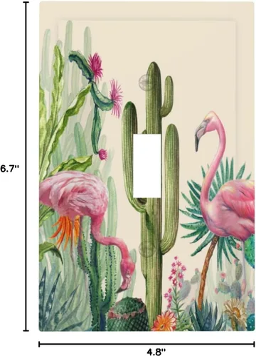 Miniatura 507 de Cubiertas de placa de pared de 3 gang con interruptor de luz de triple palanca, en negro y dorado con esplendor de oro rosa, estampado floral