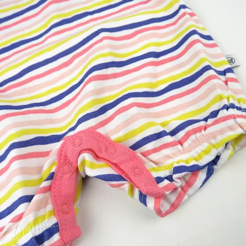 Miniatura 4 de HonestBaby Multipack Short Romper Sets and Dresses 100% Organic Cotton for Infant Baby, Toddler Boys, Girls, Unisex (LEGACY)