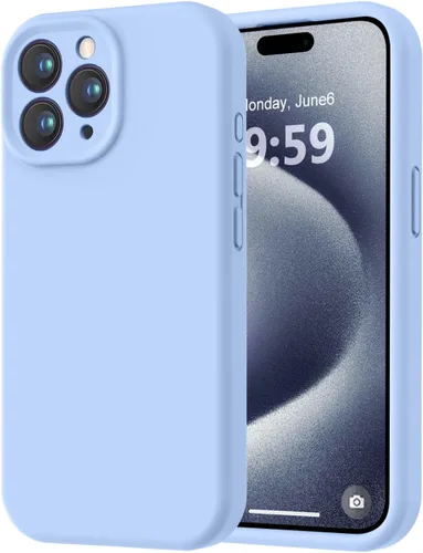 Miniatura 246 de LOVE 3000 Compatible con Funda para iPhone 15, [Cámara de Cobertura Completa de Silicona Suave] [Protección contra Caídas de 8 pies], Forro de Negro
