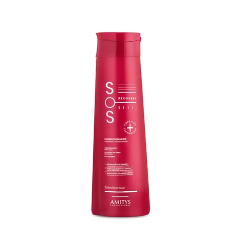 Acondicionador de recuperación SOS, reparación del cabello dañado, hidratante, cabello liso y sedoso, aminoácidos esenciales, proteína de seda,